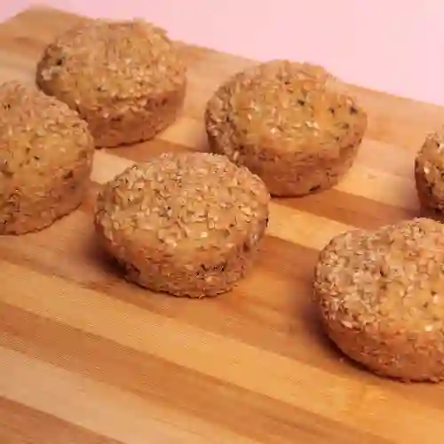 Pan Keto de Orégano y Ajo (6 Mogollitas)