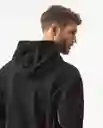 Hoodie Racing Piping Masculino Negro Sombrio Talla L Chevignon