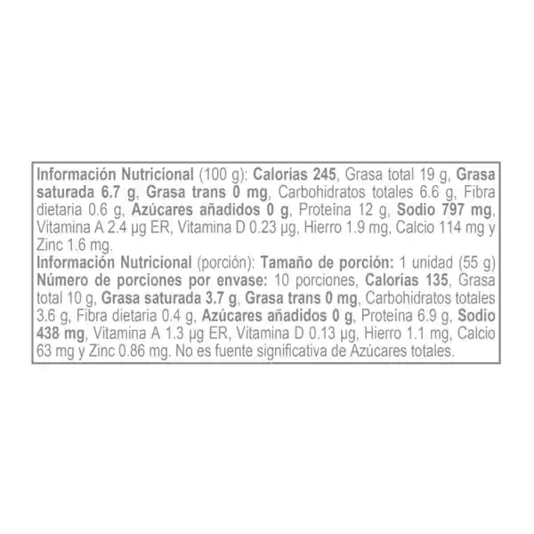 Zenú Chorizo Ternera 400 g