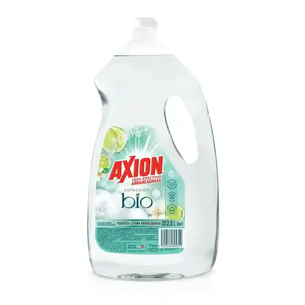 Axion Detergente Líquido Lavaplatos 100% Efectivo Arrancagrasa
