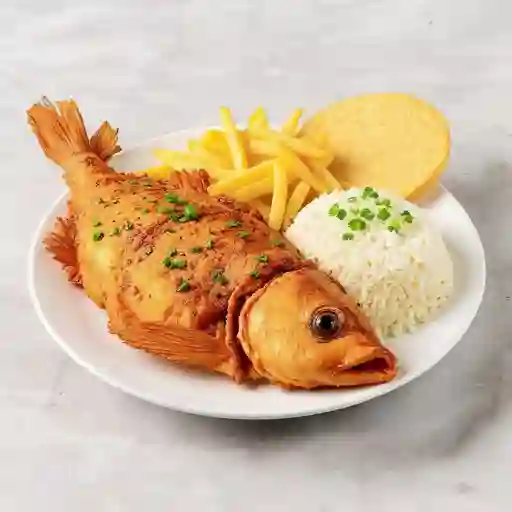 Bandeja con Mojarra