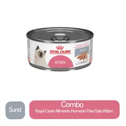 5 x Royal Canin Alimento Humedo Para Gato Kitten