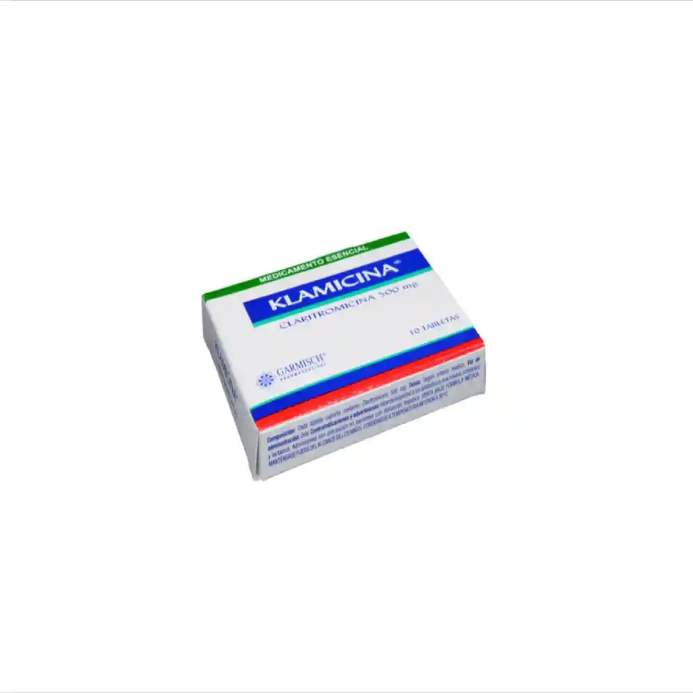 Klamicina  Tab 500 Mg Oral Caj 10 Un