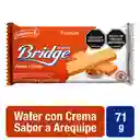 Bridge Galletas Wafer con Doble Crema Sabor a Arequipe