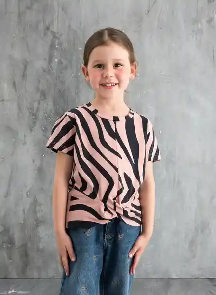 Camiseta Manga Corta Estampado Talla 14