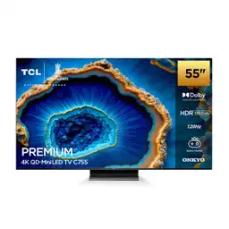 Tcl Televisor C755 Mini LED 4K UHD 55"