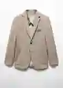 Blazer Americana Monza Beige Talla 54 Hombre Mango