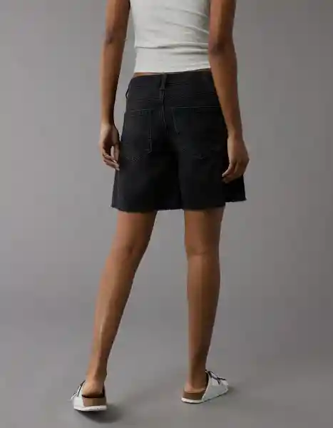 Short Mujer Negro Talla: 8 8160001 American Eagle