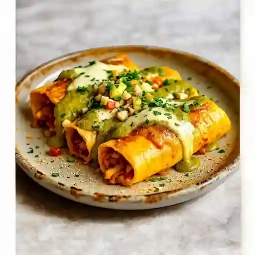 Enchiladas En Salsa Verde