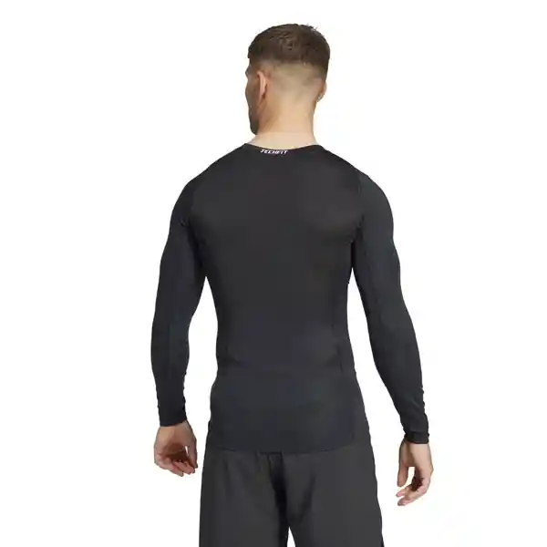 Adidas Camiseta Tf Ls Tee Para Hombre Negro Talla M