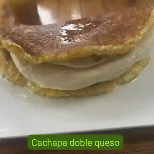 Cachapa con Doble Queso de Mano