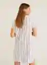 Vestido Veldum Azul Talla XS Mujer Mango