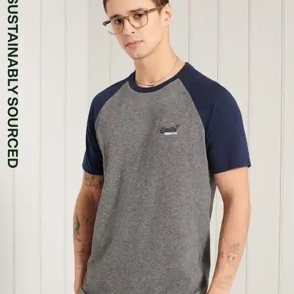 Superdry Camiseta ol Baseball ss Tee L