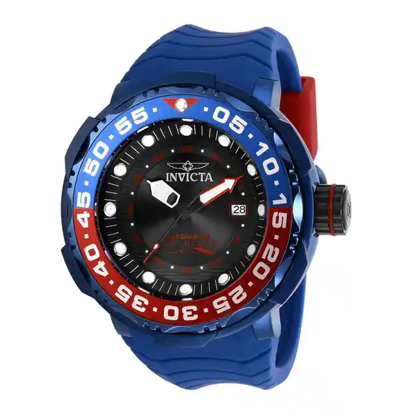 Invicta Reloj Hombre Azul Rojo Inv28789