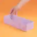 Organizador Plástico Apilable Serie Púrpura Miniso