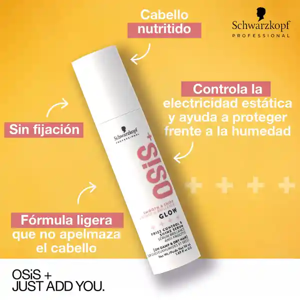 Osis Glow Serúm Anti Frizz 50 mL