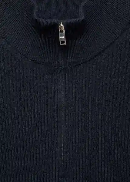 Buzo Jersey Antigua Navy Talla S Hombre Mango
