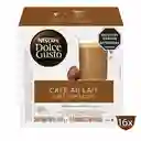 Cápsulas de Café con Leche NESCAFÉ DOLCE GUSTO Au Lait x 160g