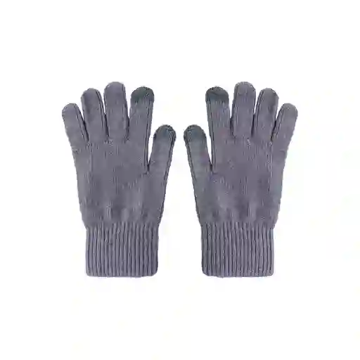 Guantes de Invierno Lisos Gris Miniso