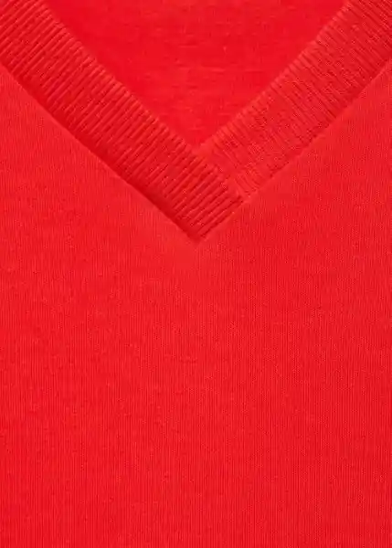 Camiseta Ritapi Rojo Talla S Mujer Mango