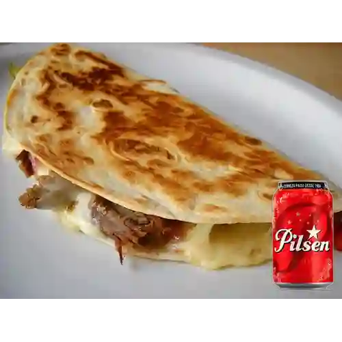 Combo Quesadilla de Pollo + Pilsen