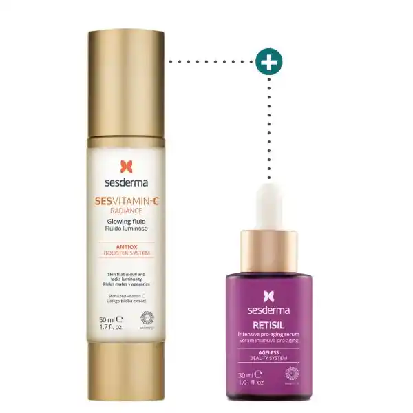 Sesderma Kit Crema Retisil + Sérum Sesvitamin-C Radiance