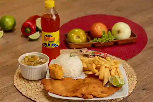 Combo chuleta de pollo  + bebida
