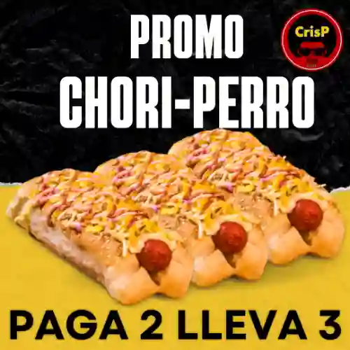 Paga 2 Chori-perro y Lleva 3