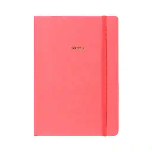 Cuaderno Estampado con Plan Mensual Rojo Miniso