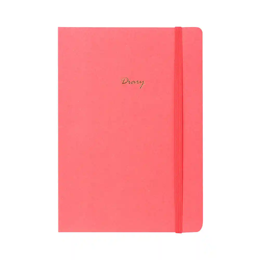 Cuaderno Estampado con Plan Mensual Rojo Miniso