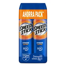 Desodorante Hombre Speed Stick Xtreme Ultra Spray 91 g x 2