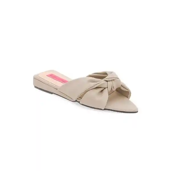 Sandalias Plana London Beige Talla 35