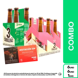 Combo Entrada Vip 3 Cordilleras Cerveza Artesanal