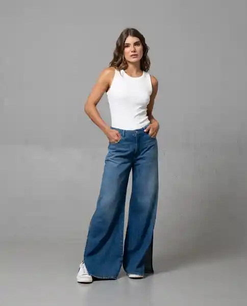 Jean Mujer Azul Talla 8 231G008 Rifle