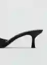 Sandalias Maru Negro Talla 37 Mujer Mango