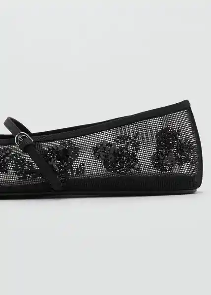 Zapatos Melchor Negro Talla 38 Mujer Mango