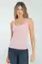 Top Basic Color Rosado Palo de Rosa Talla XS Ragged