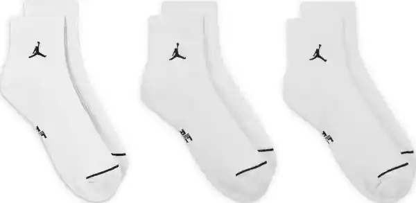 Nike Calcetines Everyday Cush Poly Para Hombre Blanco Talla L