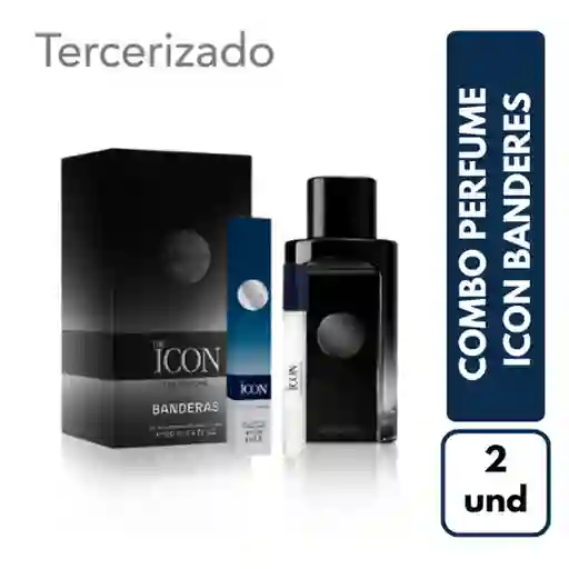 Combo Perfume Banderas Icon Edp + Ab Megaspritz