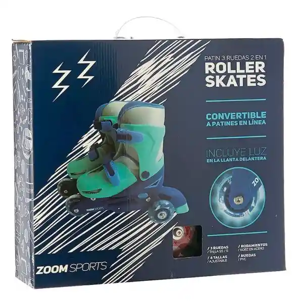 Zoom Patines Rosados Tallas 27-30