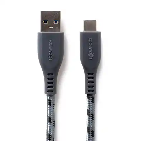 Boompods Cable Armour Gris