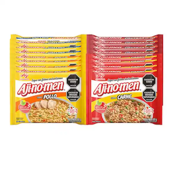 Aji-No-Men Sopa Instantánea de Fideos Tipo Ramen