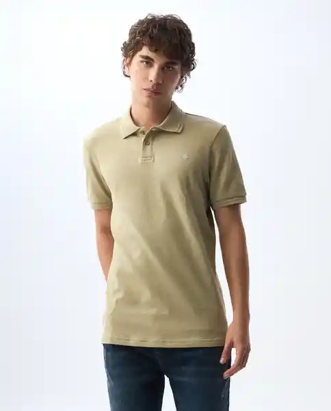 Camiseta Hombre Beige Talla L 801G006_BEI161110 Americanino