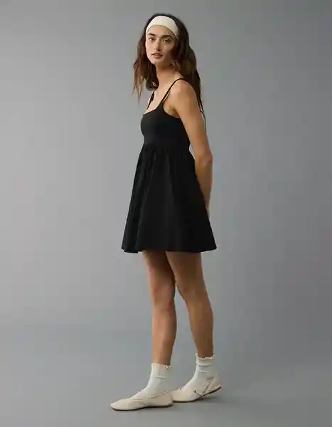 Vestido Mujer Negro Talla: X-SMALL 8154001 American Eagle