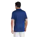 Adidas Camiseta Polo Club Para Tenis de Hombre Azul Talla S