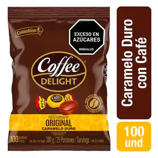 Coffee Delight Caramelos Duros Rellenos con Café