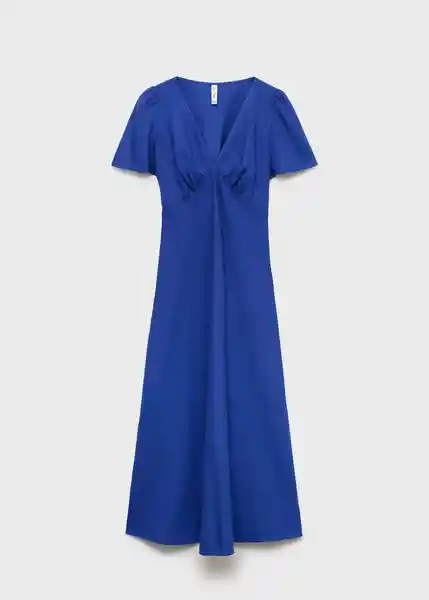 Vestido Red Azul Talla S Mujer Mango