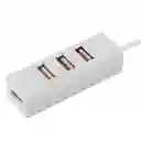 Puerto Usb de 4 Entradas Blanco E-Wc2-21213-B Miniso