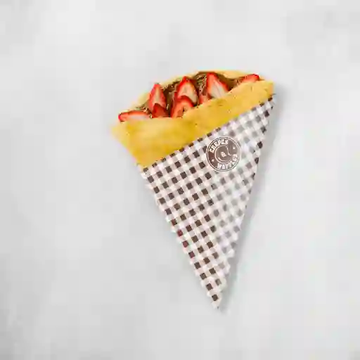 Crepe Nutella y Fresa