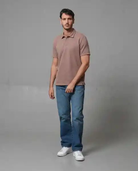 Camiseta Polo Hombre Café Talla M 193G020_CAF181314 Rifle
